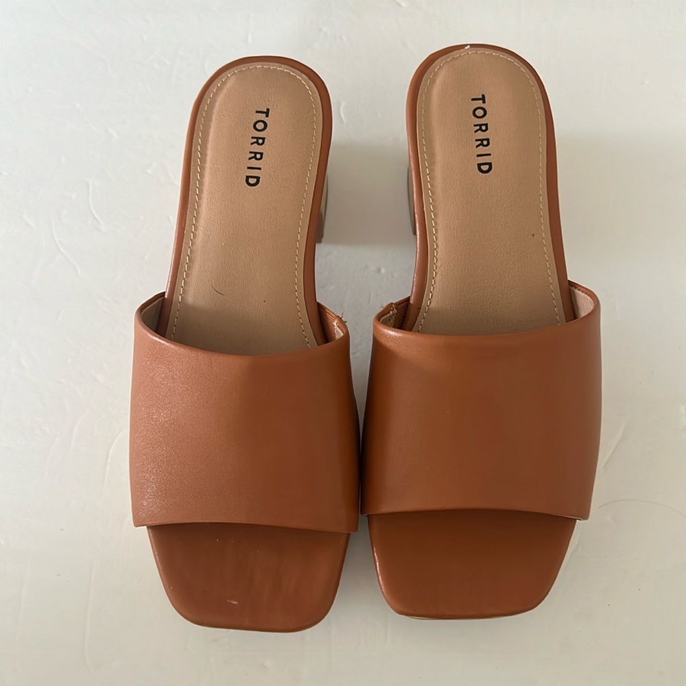 Chunky like new clog sandals from torrid
